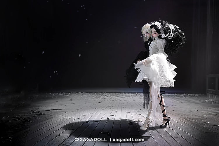 XAGADOLL 1/4 full set nude doll BoYe & XiLa Conjoined twins