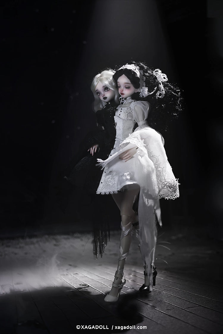 XAGADOLL 1/4 full set nude doll BoYe & XiLa Conjoined twins
