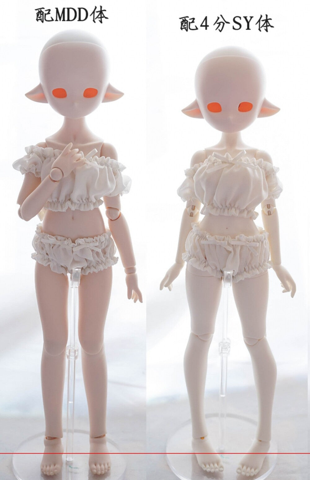 2ddoll 1/4 BJD head nude doll Penny