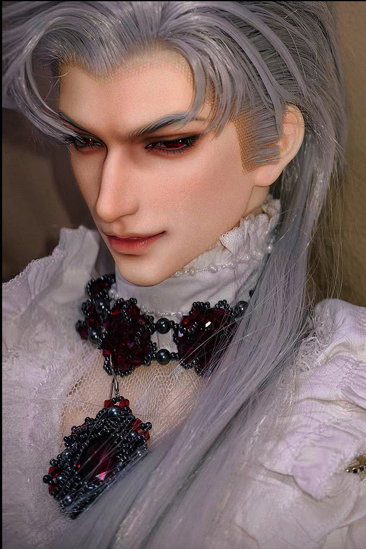 PeachDoll 75cm BJD head smirked Sylus half sleeping