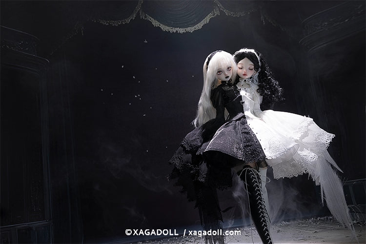 XAGADOLL 1/4 full set nude doll BoYe & XiLa Conjoined twins