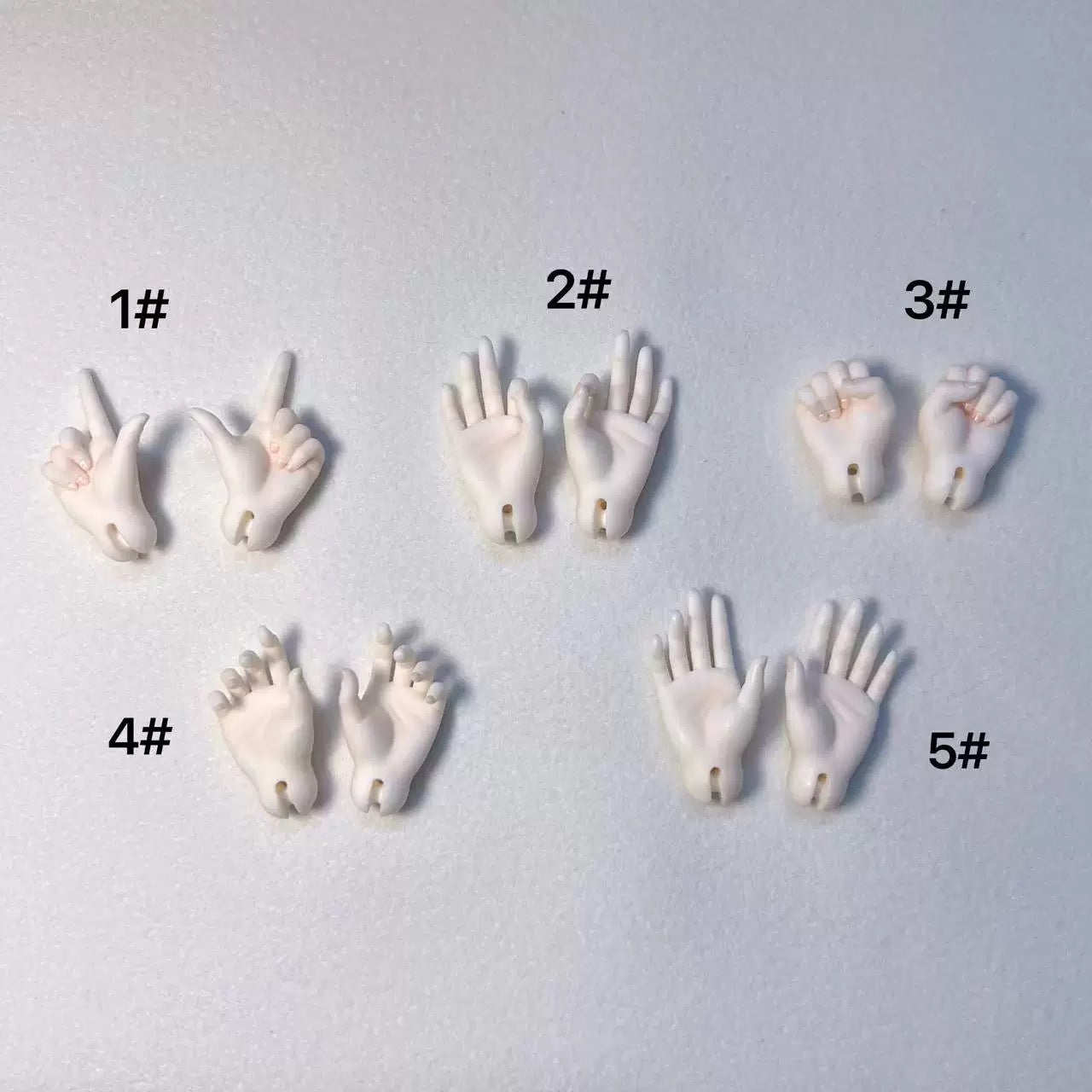 HUAJINGDOLL 1/4 BJD boy hands and feet
