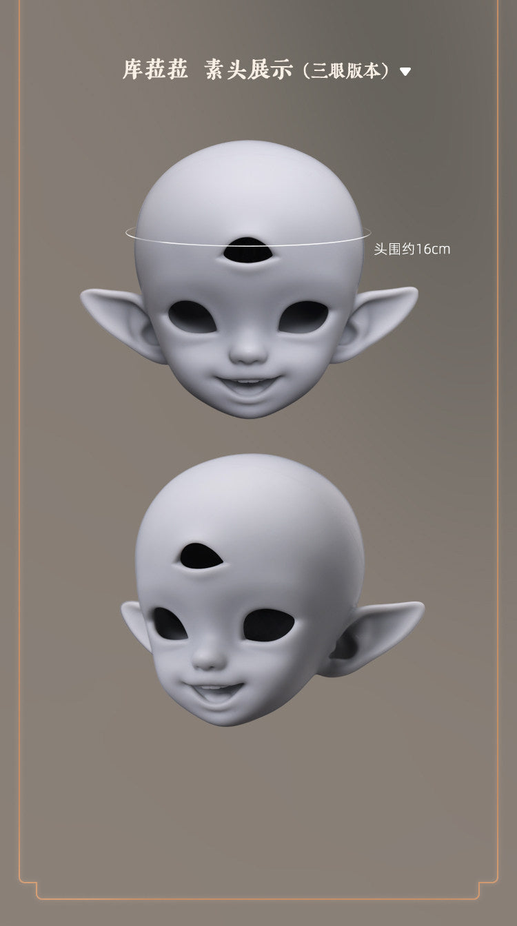 EvatyDoll x DollZone 1/6 BJD nude doll full set KuLuLu & KuLaLa仅代购
