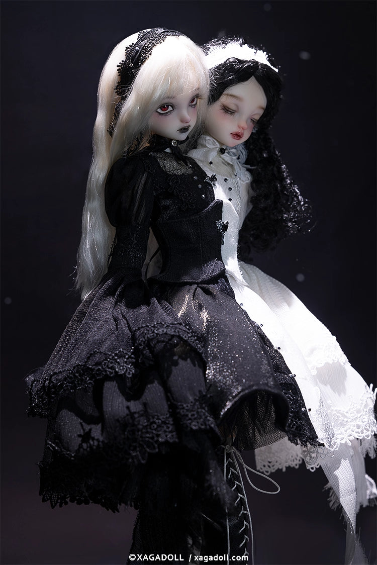 XAGADOLL 1/4 full set nude doll BoYe & XiLa Conjoined twins