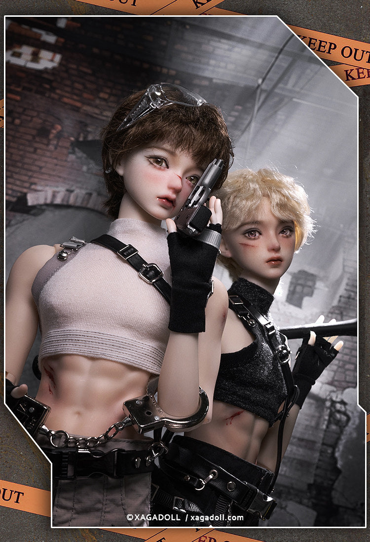 XAGADOLL 1/4 nude doll Rohee with Muscular Star body