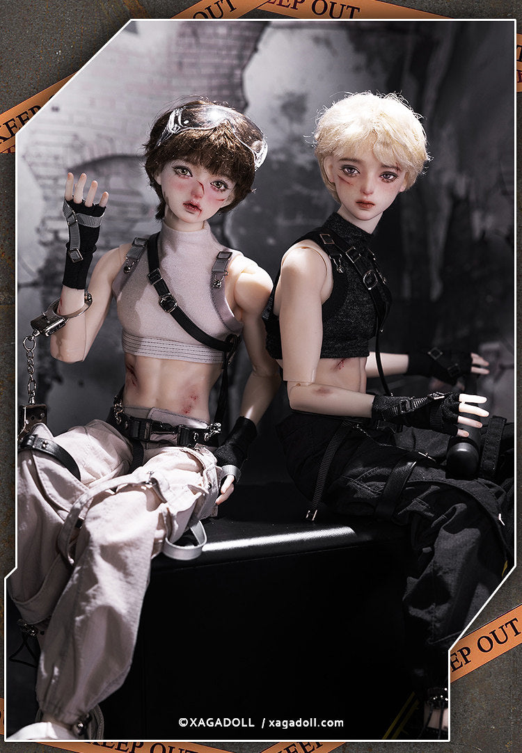 XAGADOLL 1/4 nude doll Rohee with Muscular Star body