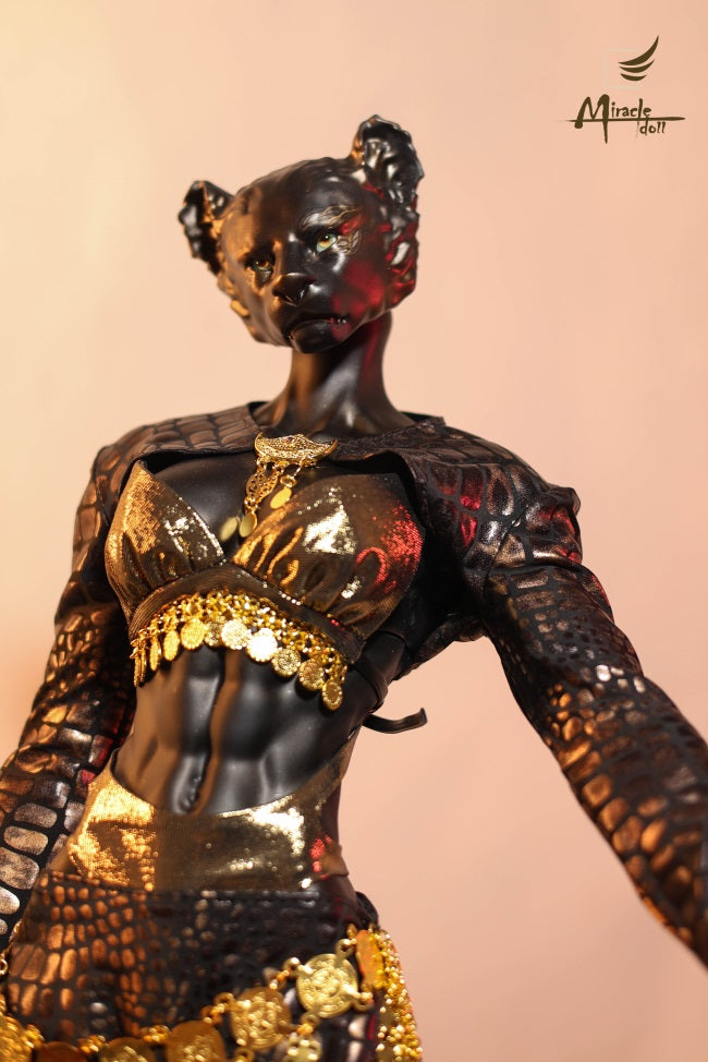 MiracleDoll 76cm Leopard Woman BJD head Ling