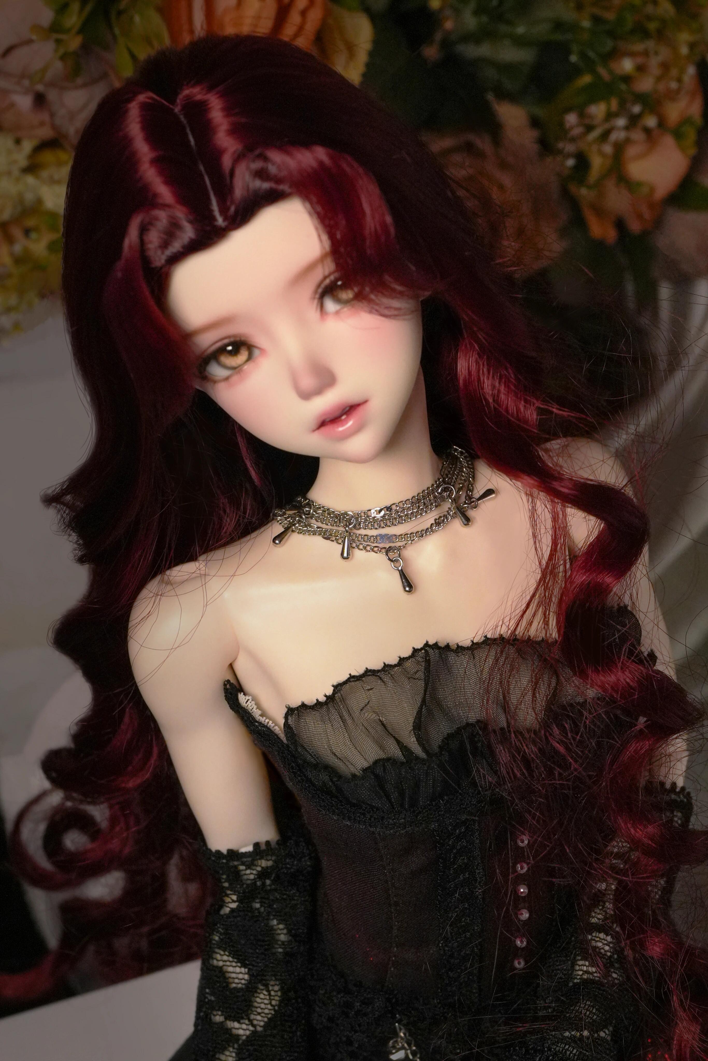 YZdoll 1/4 bjd head nude doll Rochelle