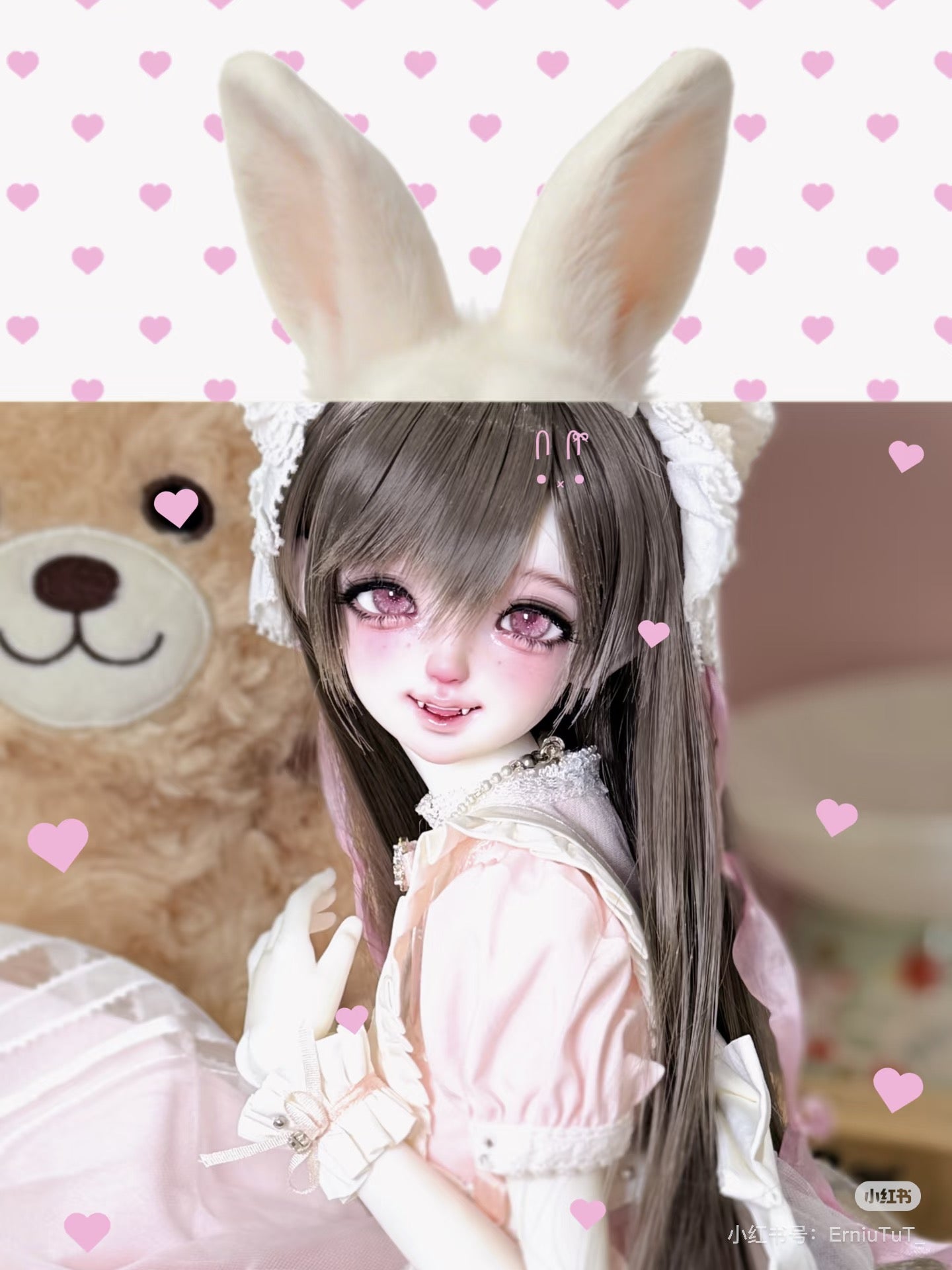 TC 1/4 BJD head Elvis & Avina