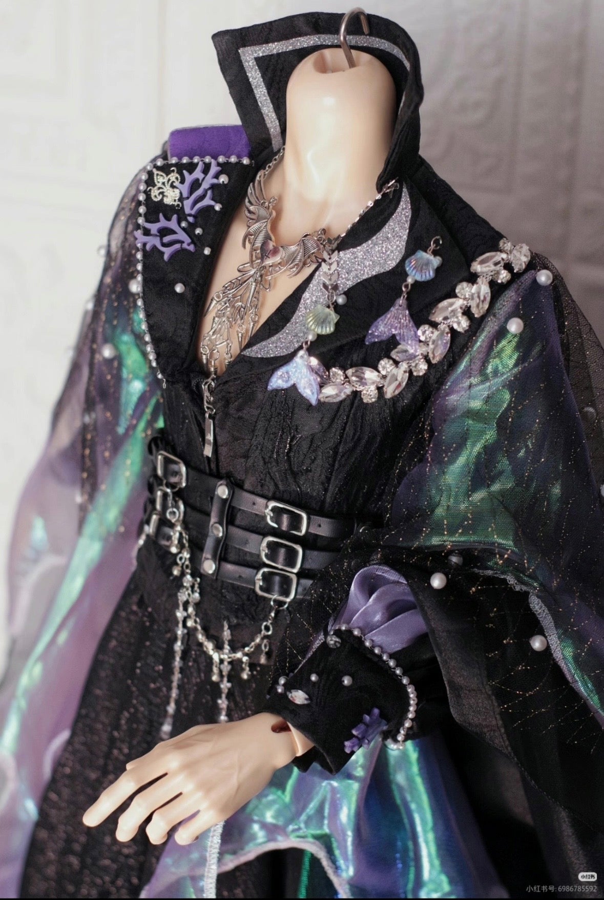Rafayel cos 75cm Rafayel Sea God BJD outfit代购
