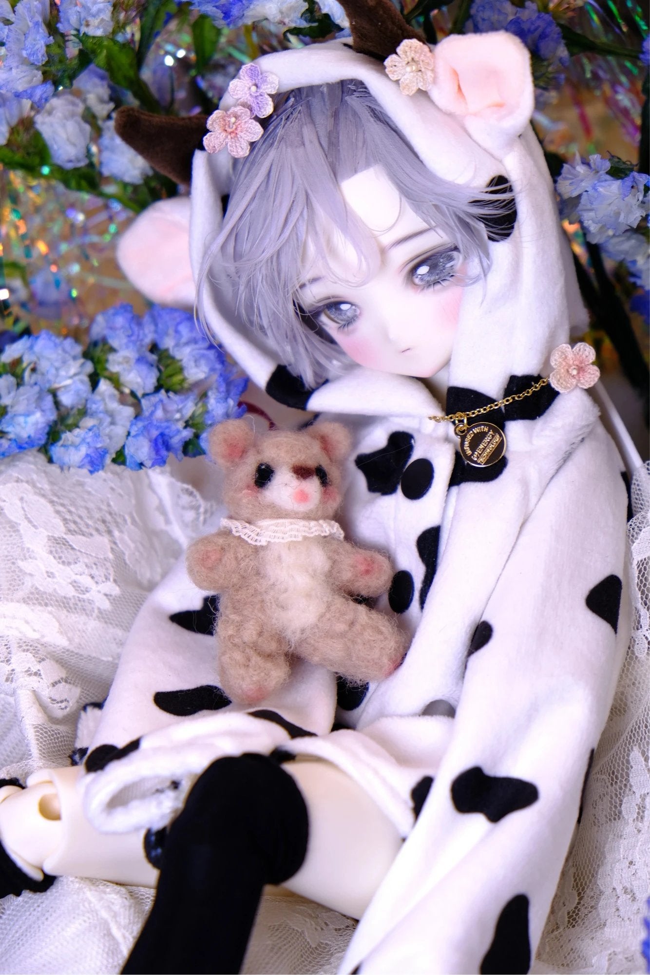 Burnt Duck 1/4 BJD Head XiaoTai & XiaoJi