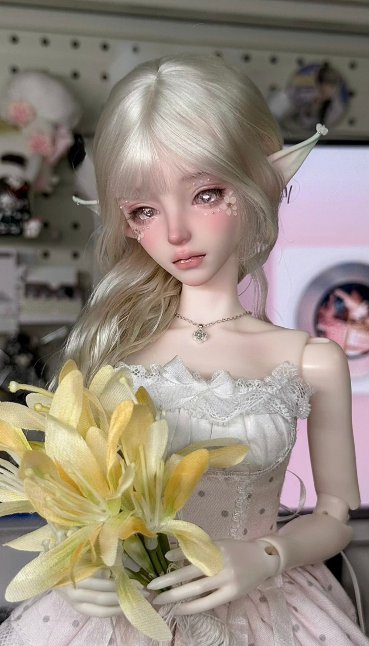 JanwaRest 1/4 bjd head nude head HuaMian