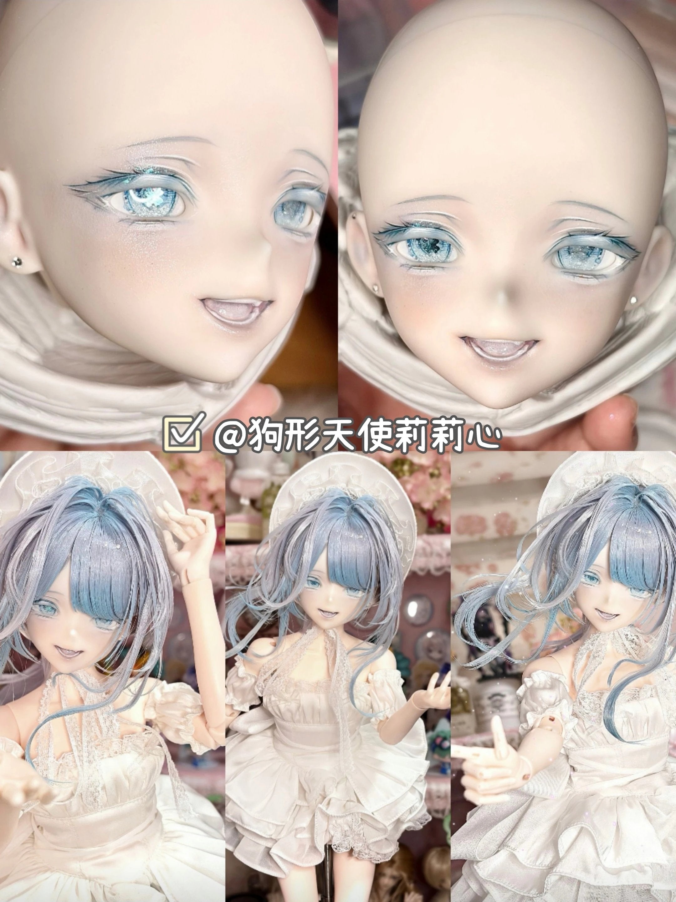 CiFangJian 1/4 BJD Head YIN代购