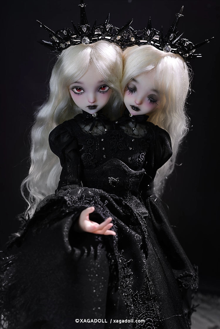 XAGADOLL 1/4 full set nude doll BoYe & XiLa Conjoined twins
