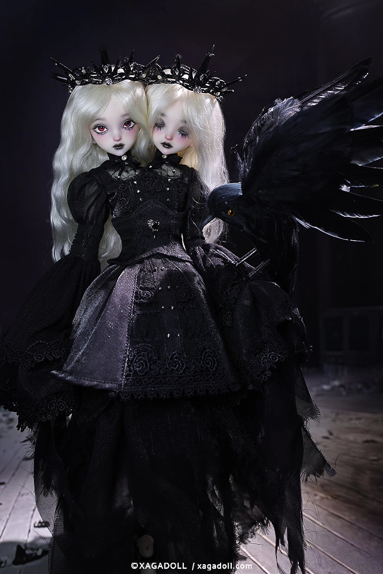 XAGADOLL 1/4 full set nude doll BoYe & XiLa Conjoined twins