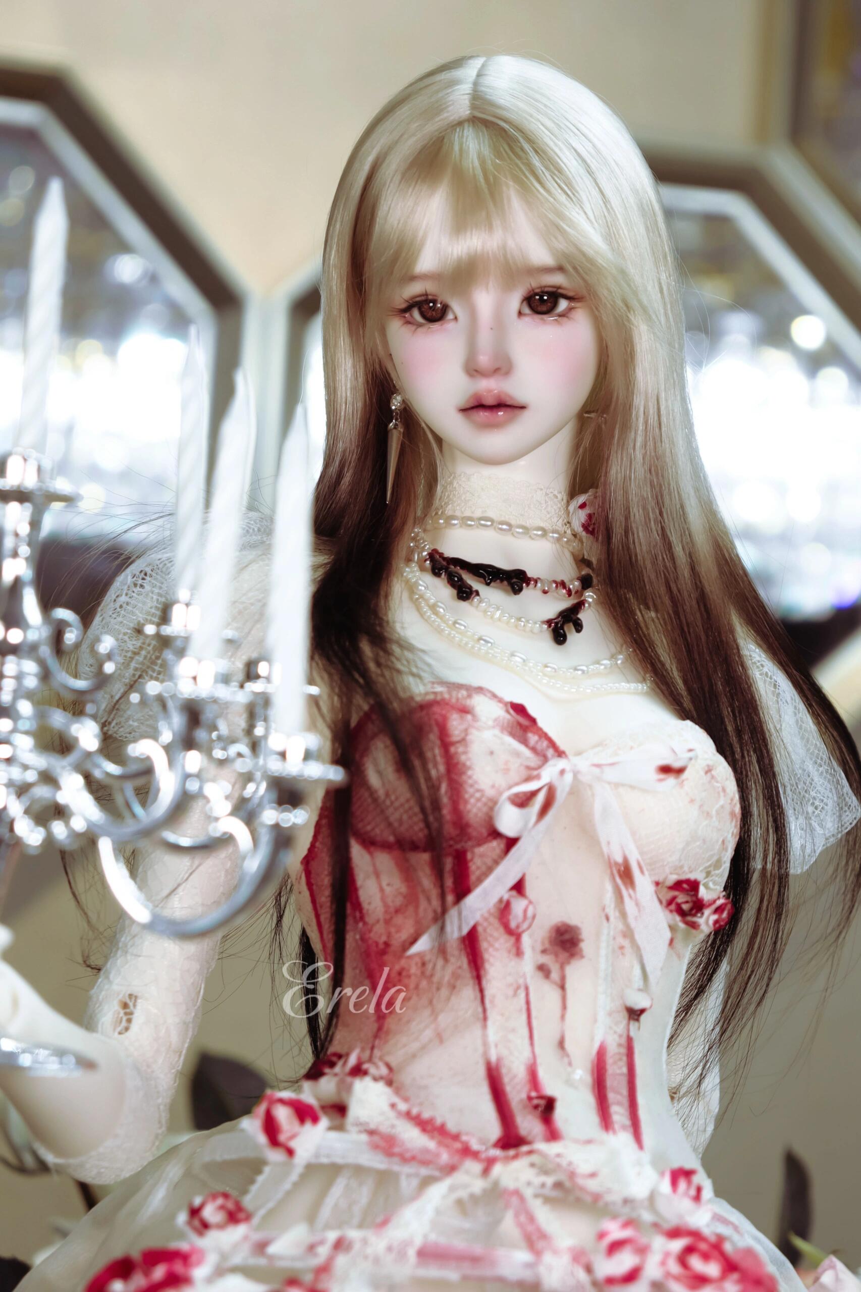 QianQian 1/3 BJD Head Erela & Arena