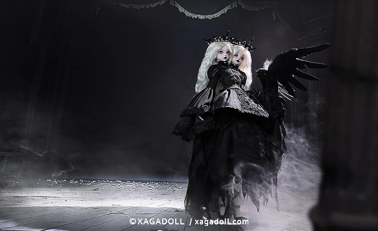 XAGADOLL 1/4 full set nude doll BoYe & XiLa Conjoined twins