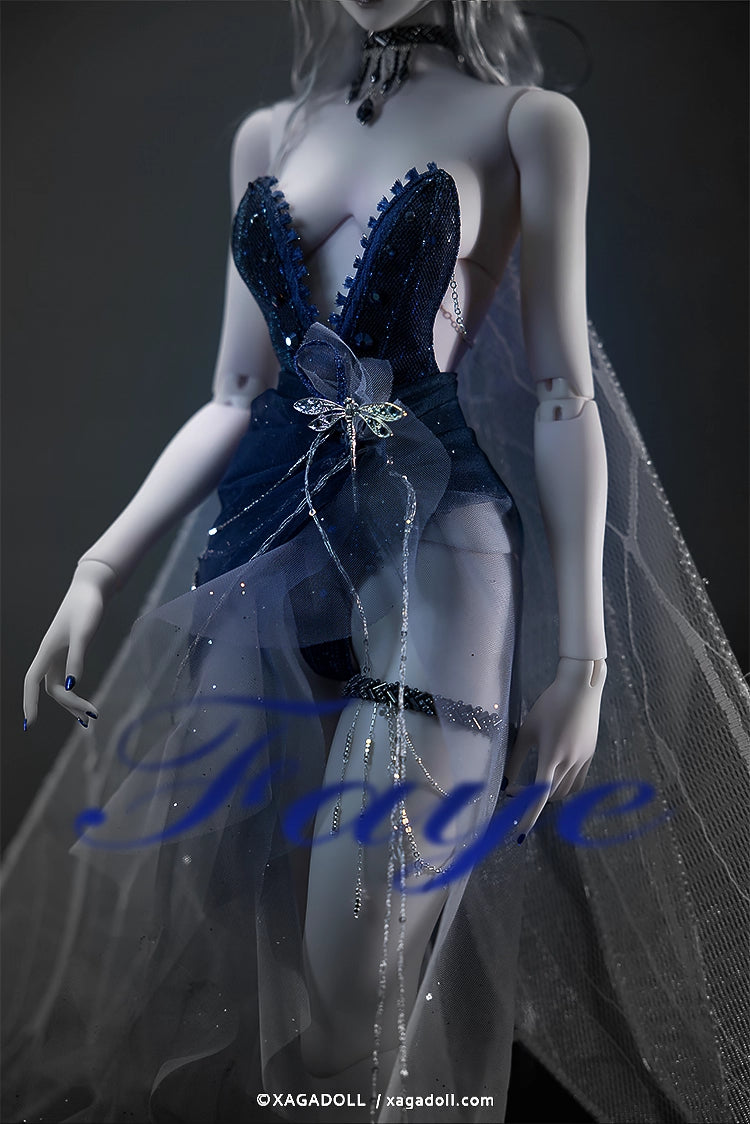 XAGADOLL 1/3 BJD full set & nude doll Faye with astral 62cm body