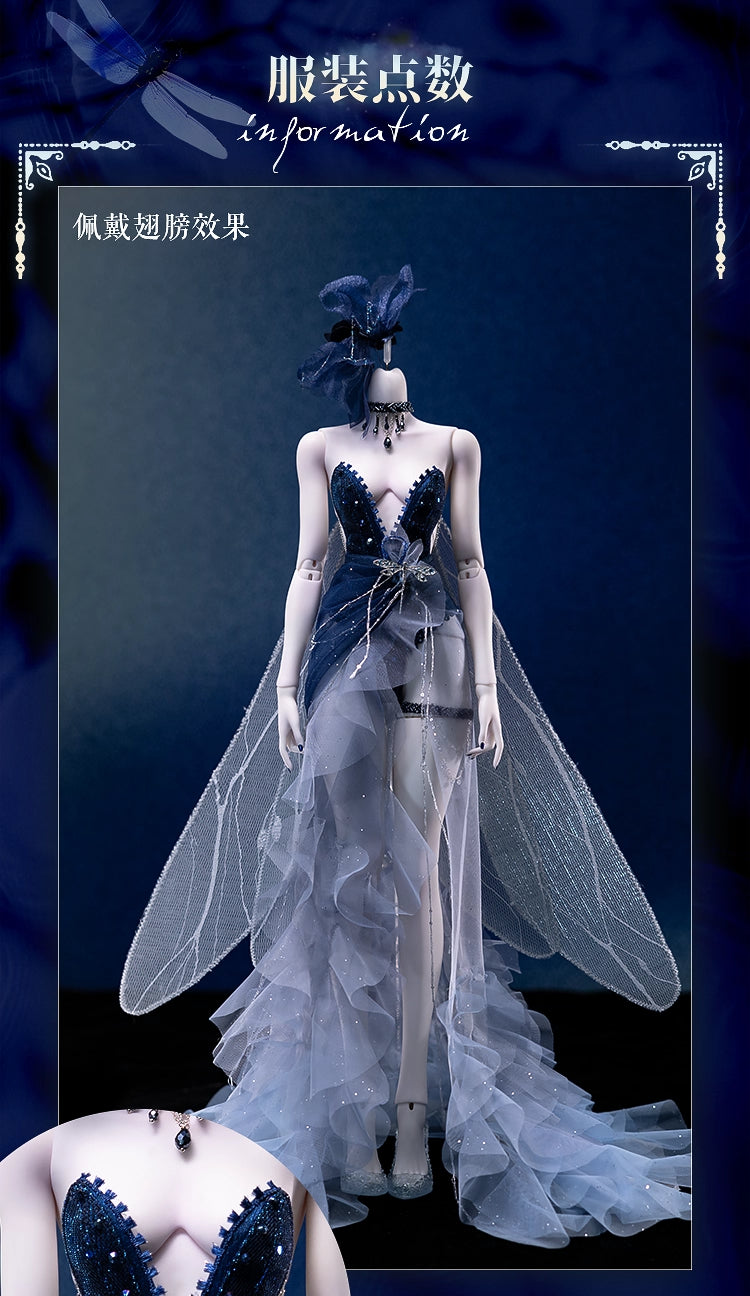 XAGADOLL 1/3 BJD full set & nude doll Faye with astral 62cm body