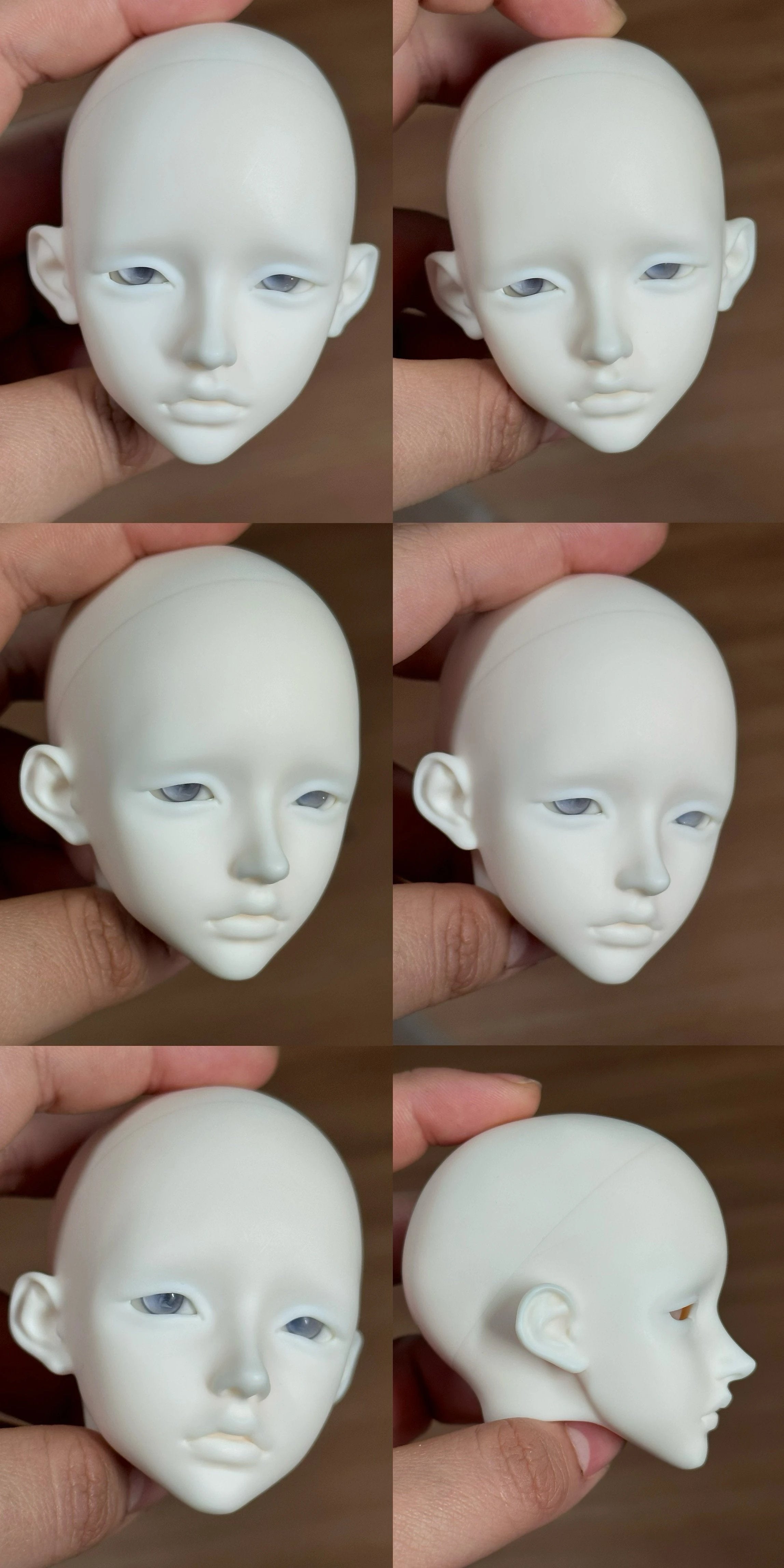 The bad world researcher 1/4 BJD head BaiYan Not smiling
