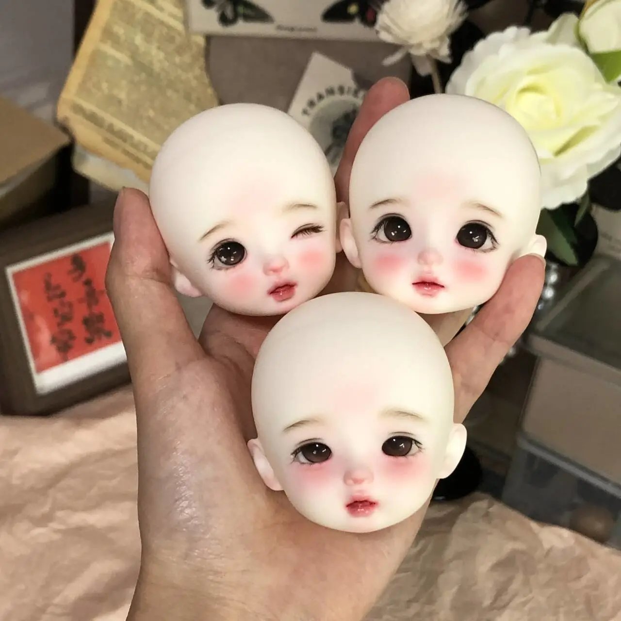 Xiaomian 1/6 bjd head Little Pig