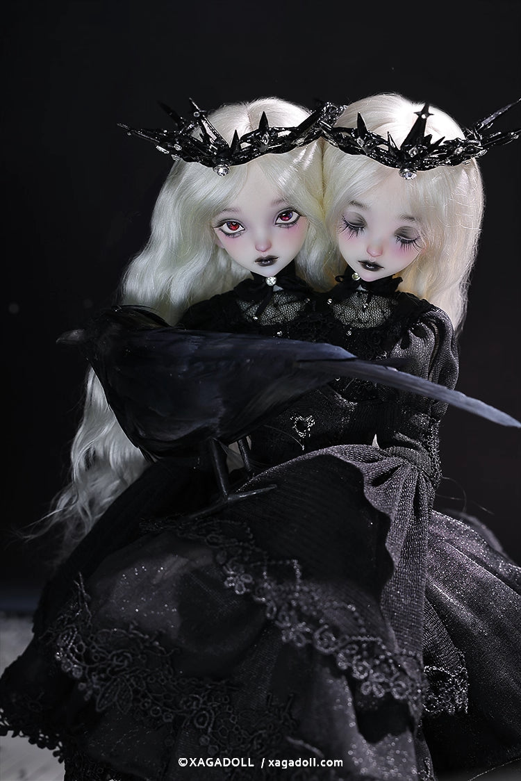 XAGADOLL 1/4 full set nude doll BoYe & XiLa Conjoined twins
