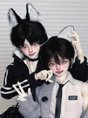 MuHan 1/4 bjd head Puppy & Wolf