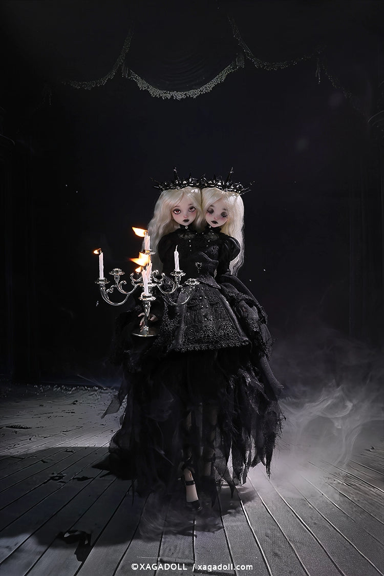 XAGADOLL 1/4 full set nude doll BoYe & XiLa Conjoined twins