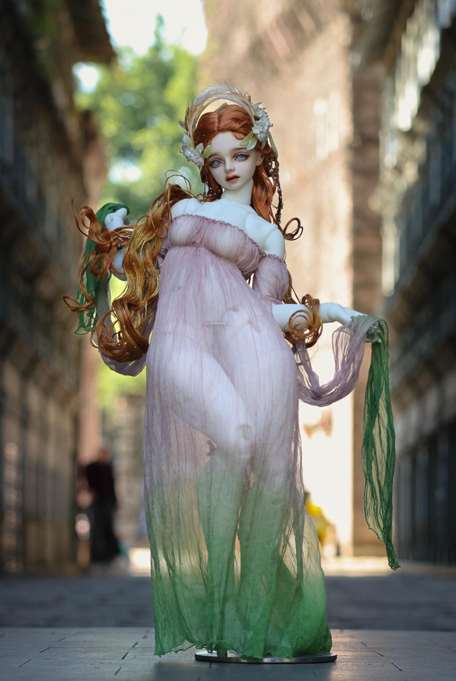 BlackShip 1/4 1/3 BJD body oil painting style