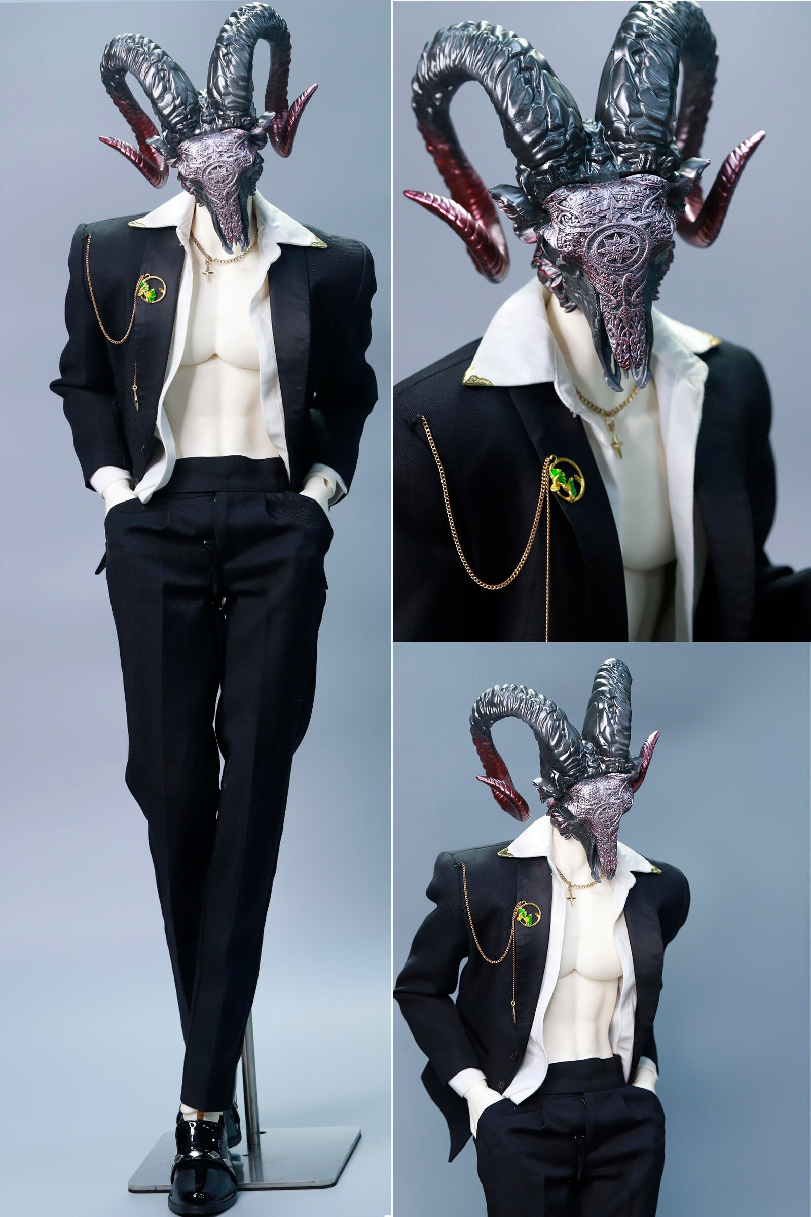 Aolingshi 75cm 77cm BJD nude doll PAN潘