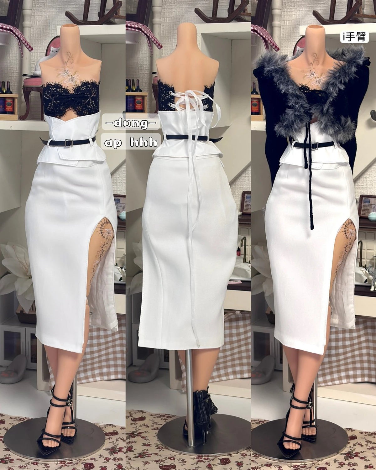 MorningFrost 1/4 AP size Bodycon skirt set BJD clothing