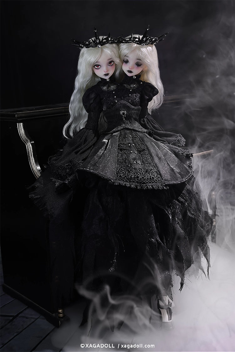 XAGADOLL 1/4 full set nude doll BoYe & XiLa Conjoined twins
