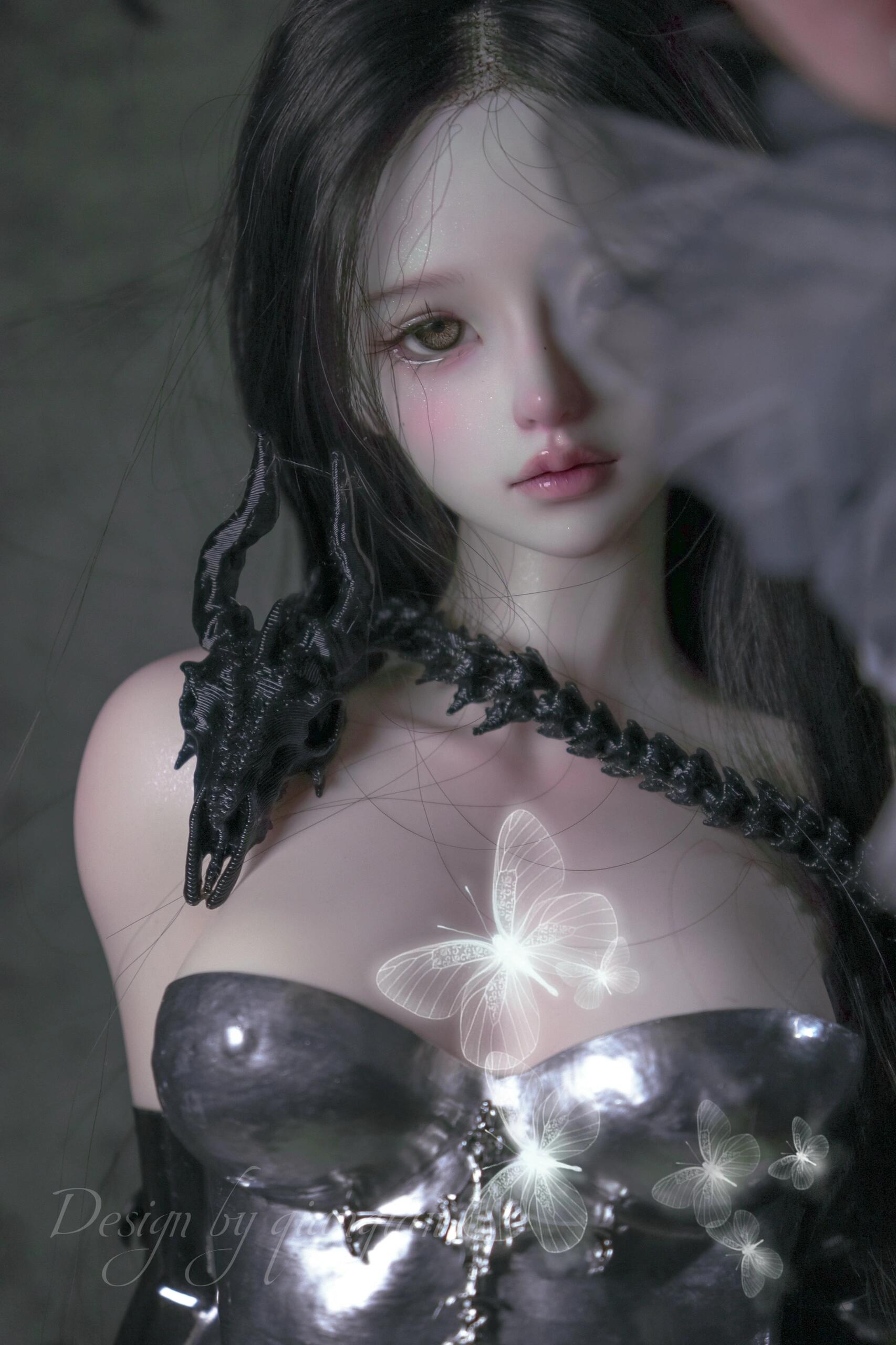 QianQian 1/3 BJD Head Erela & Arena