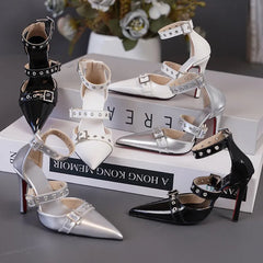 The Lost Rabbit 1/4 1/3 big girls and uncles Studded high heels BJD shoes代购