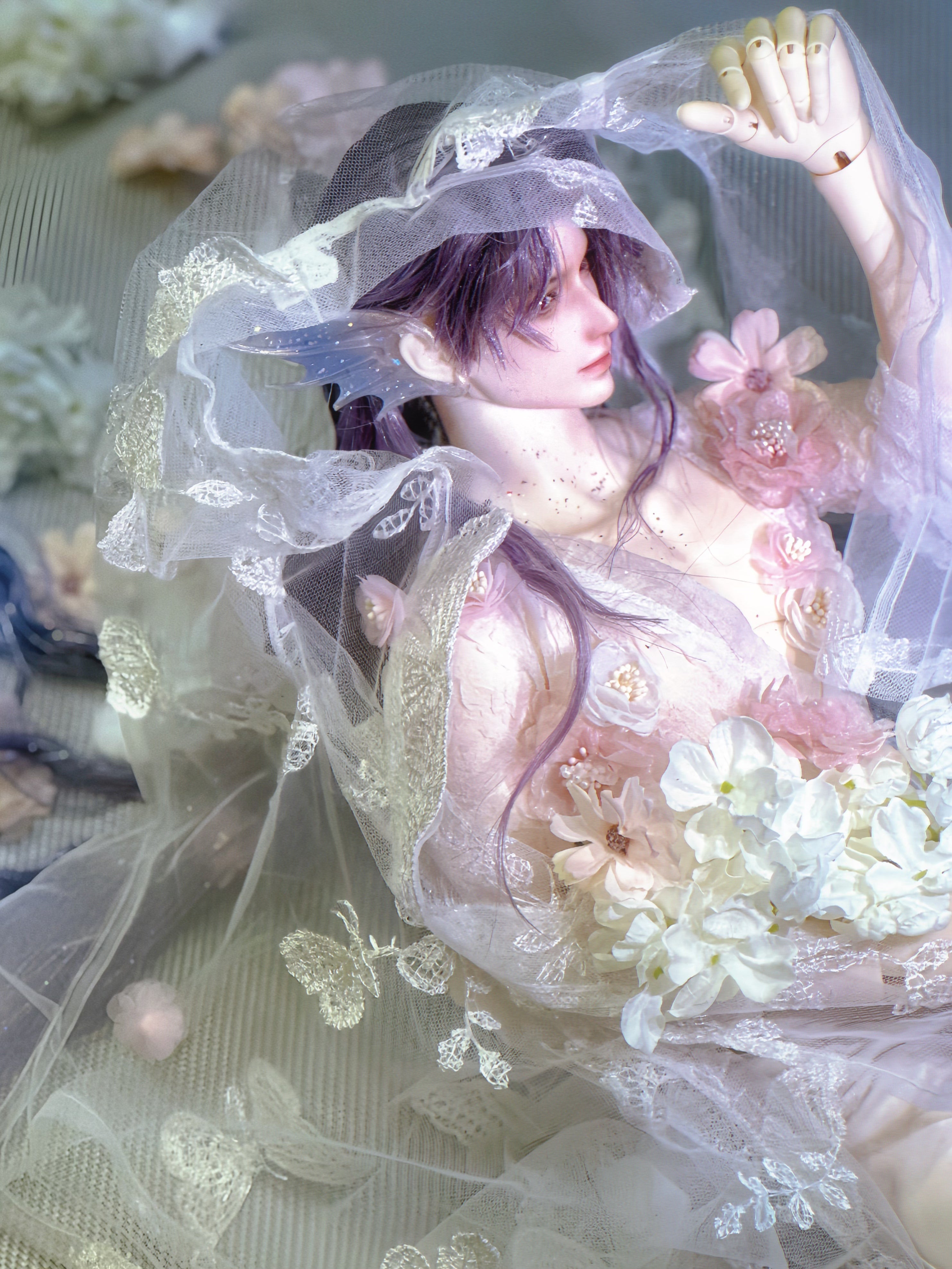 MoonlitWonder 1/3 Rafayel bjd long wig