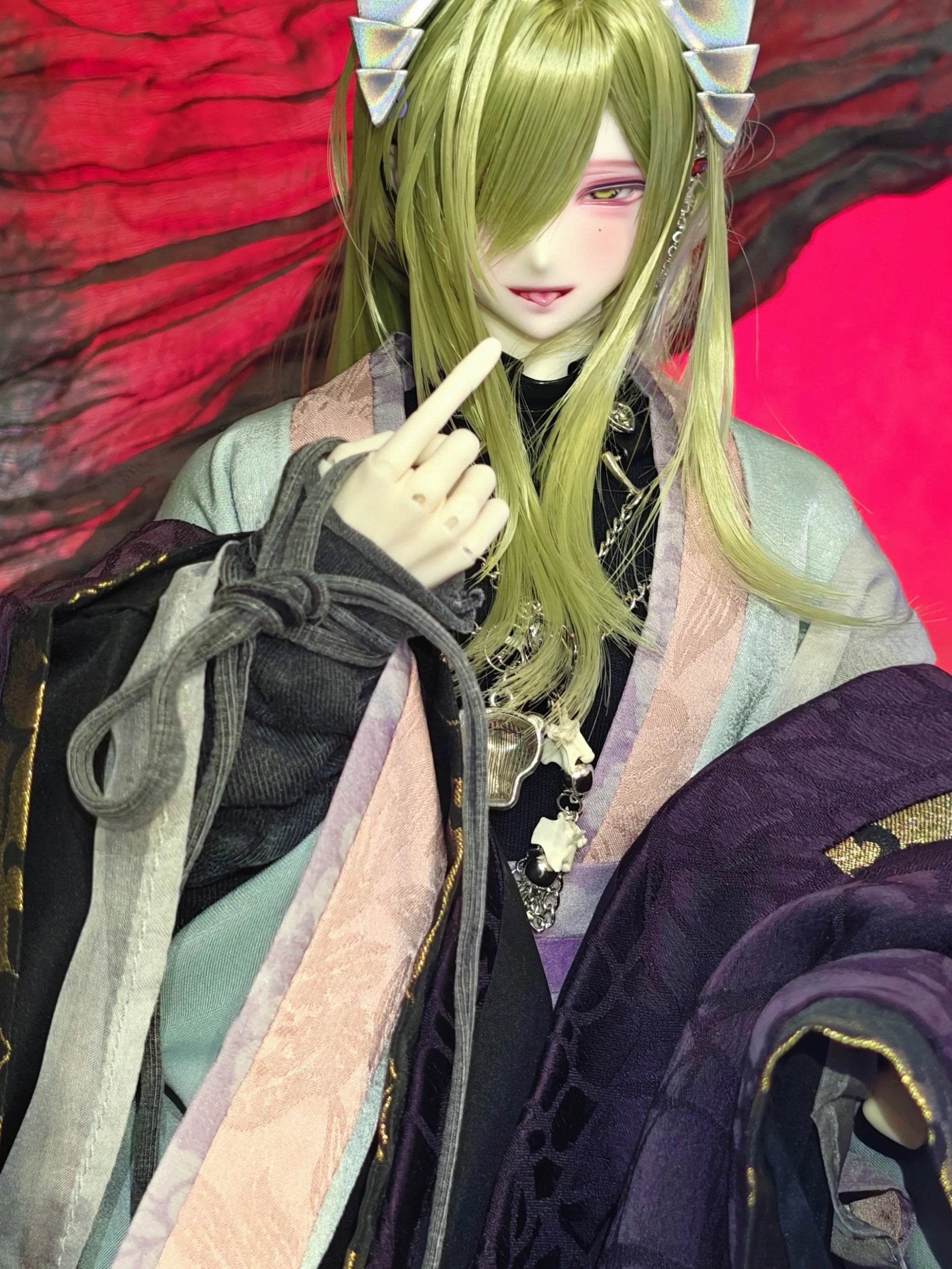 Burnt Duck 1/4 BJD Head JI寂