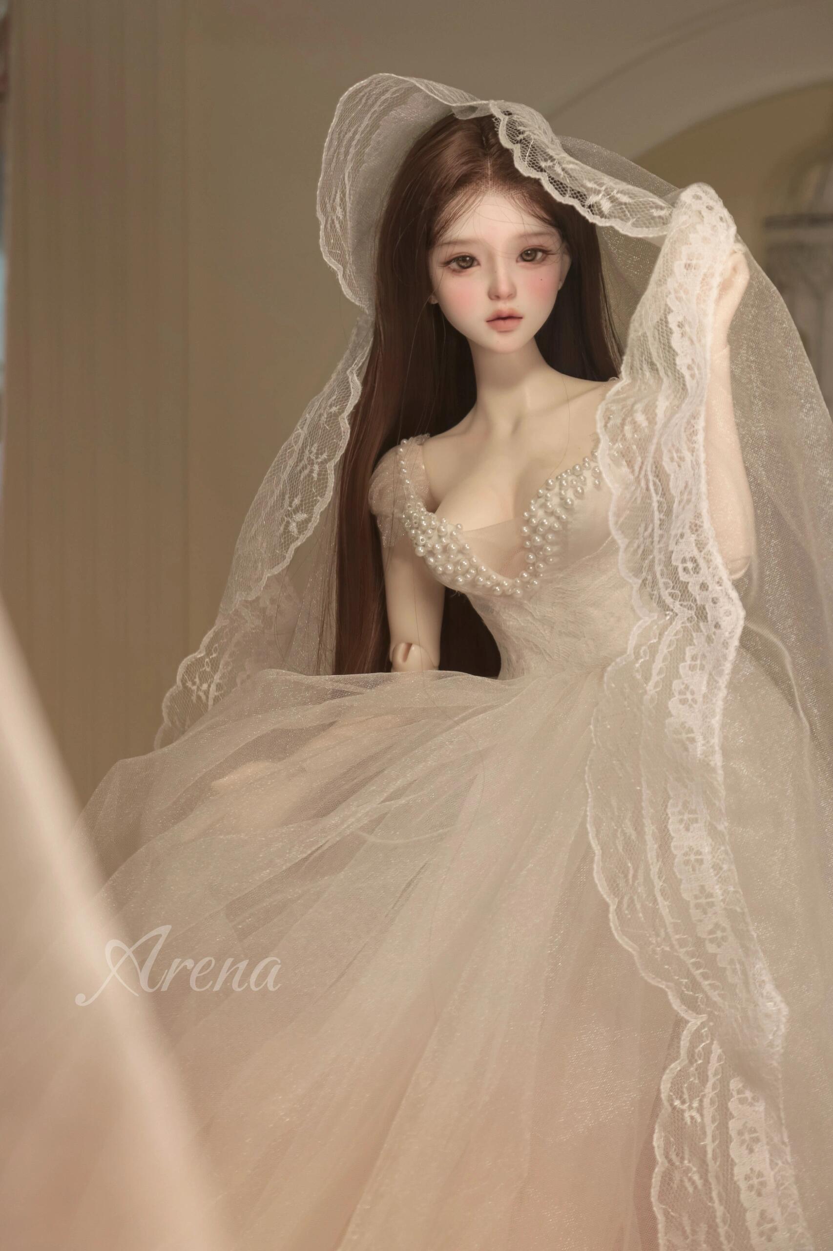 QianQian 1/3 BJD Head Erela & Arena