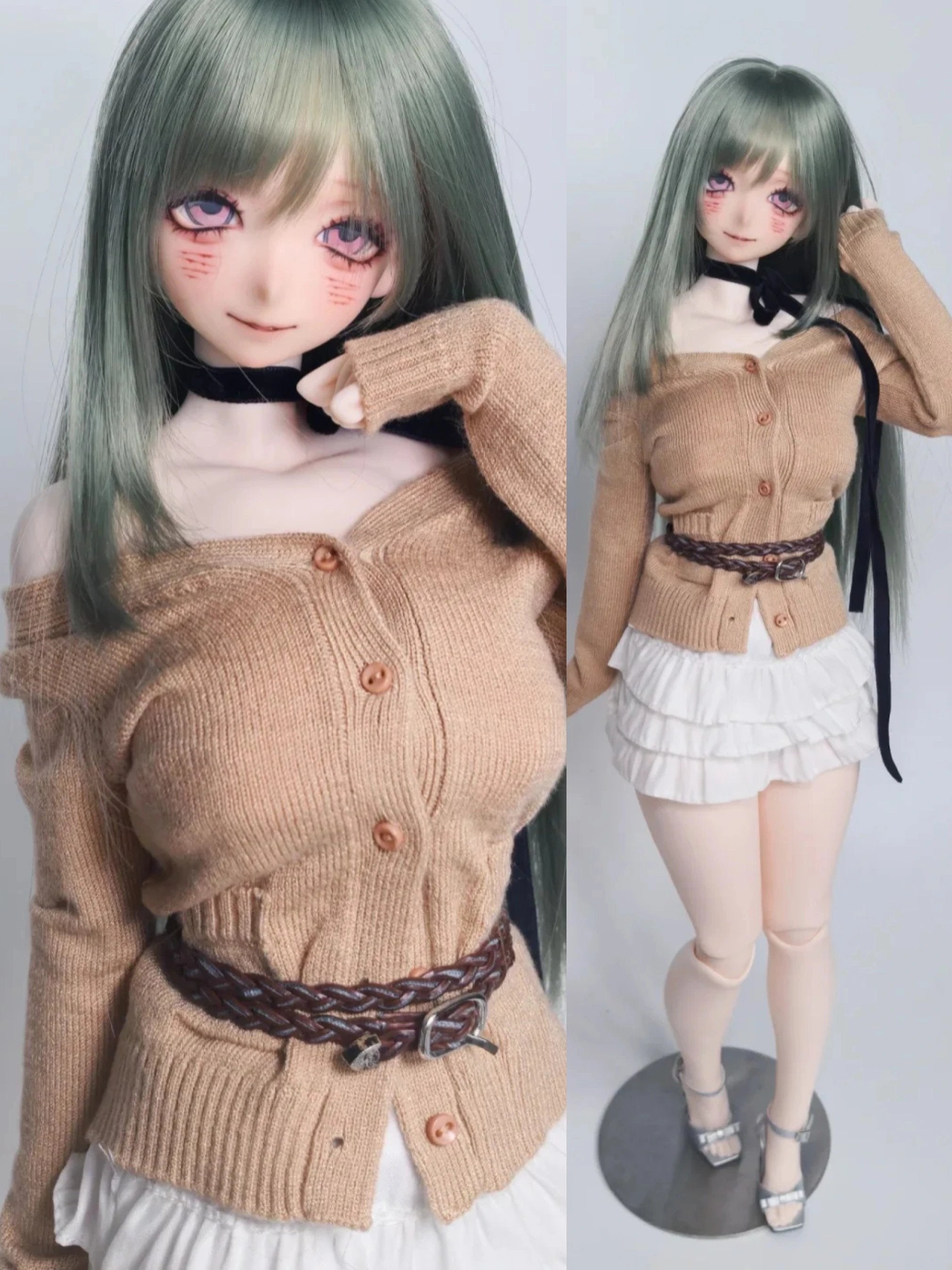 Burnt Duck 1/4 BJD Head Akutagawa Matsuna