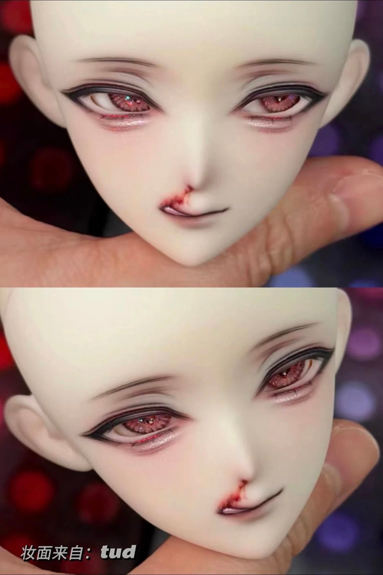 White Twenty-One 1/4 BJD Head Iris鸢尾