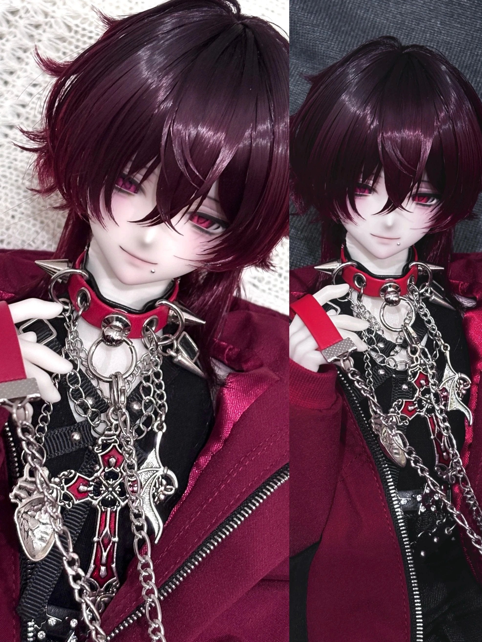 Burnt Duck 1/4 BJD Head Rat Cake 鼠饼03