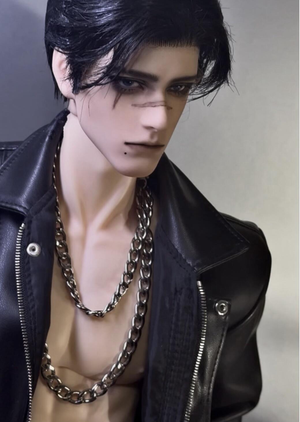 MXR 75cm BJD head Janus