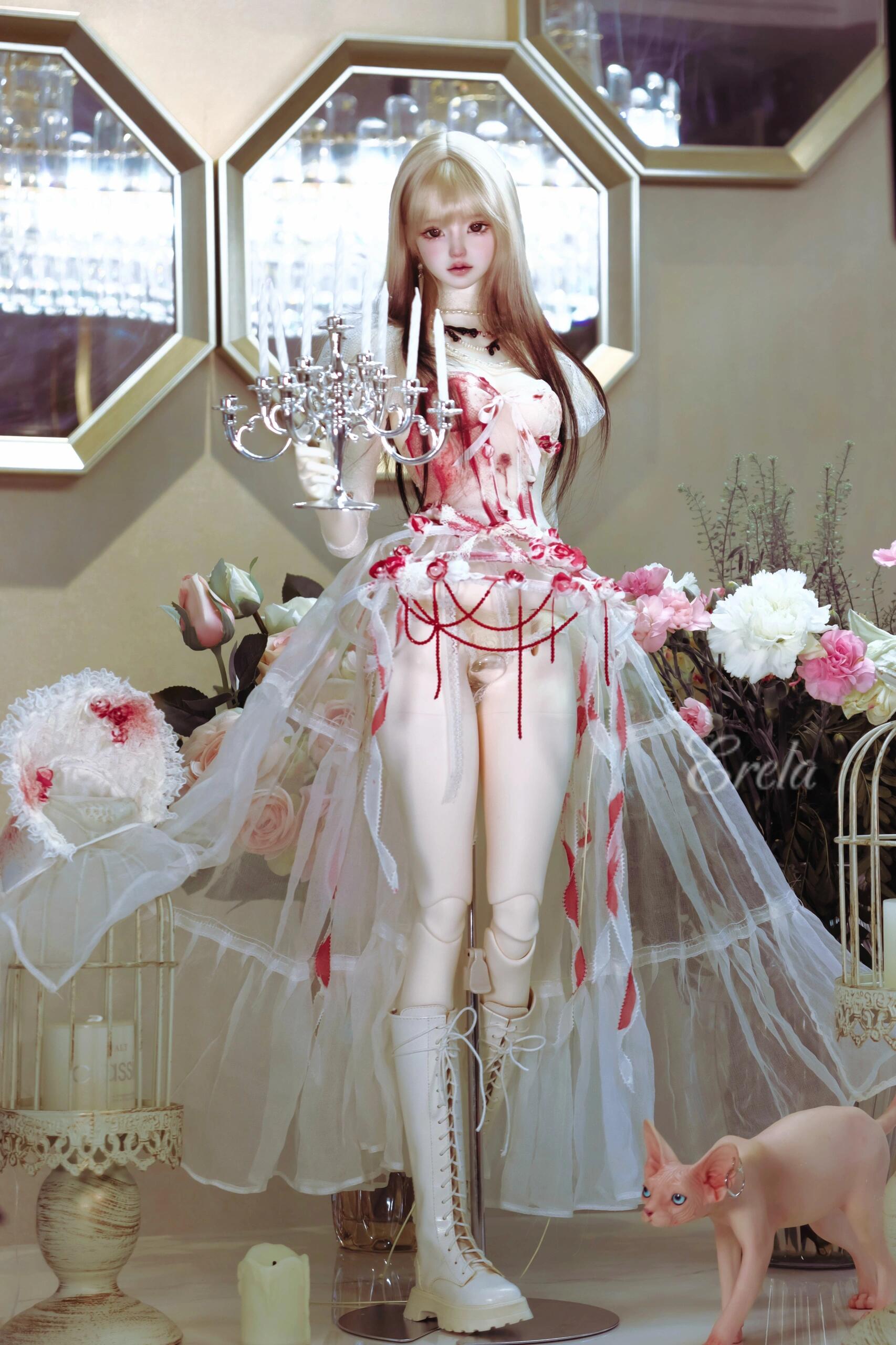 QianQian 1/3 BJD Head Erela & Arena