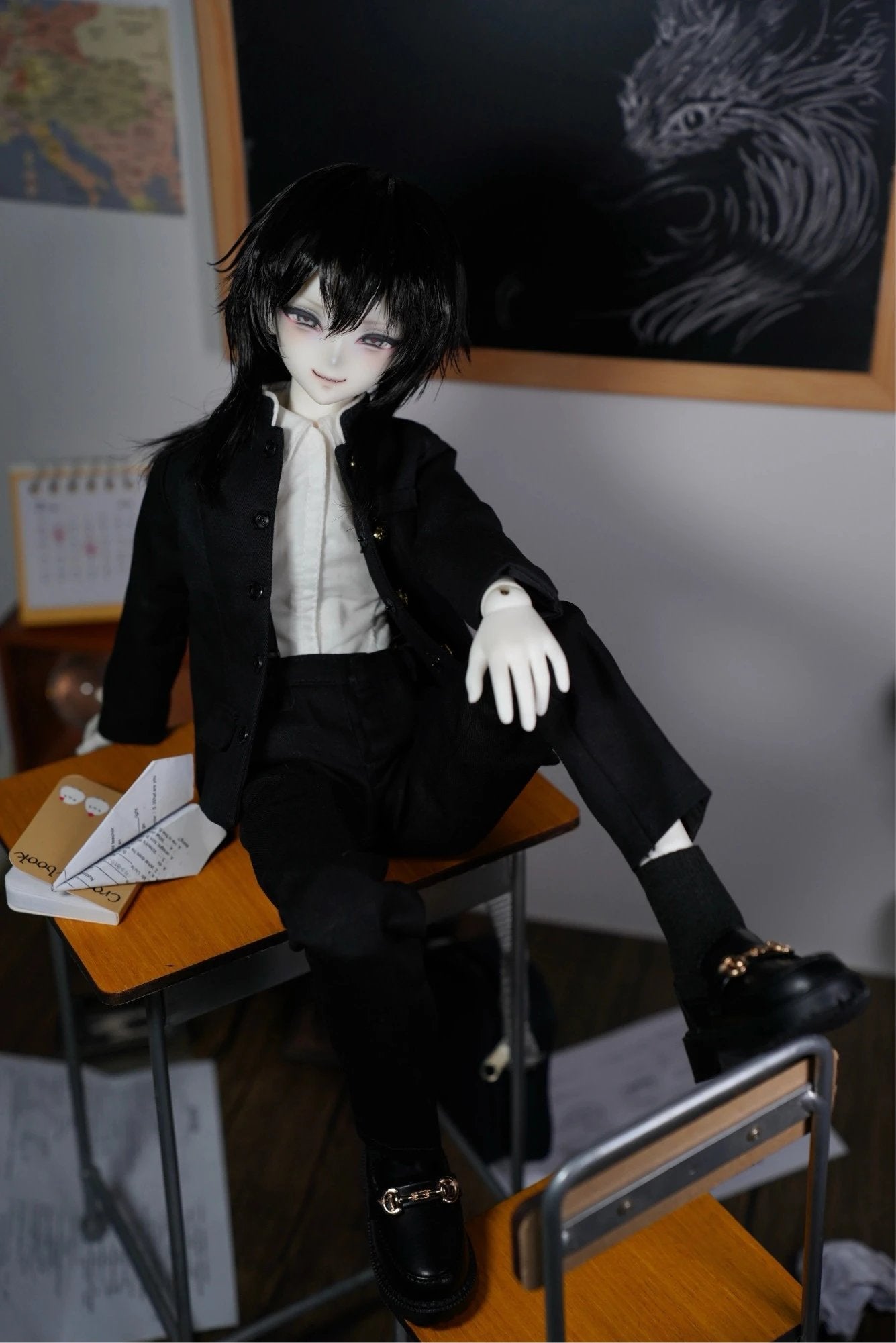 Burnt Duck 1/4 BJD Head Rat Cake 鼠饼02