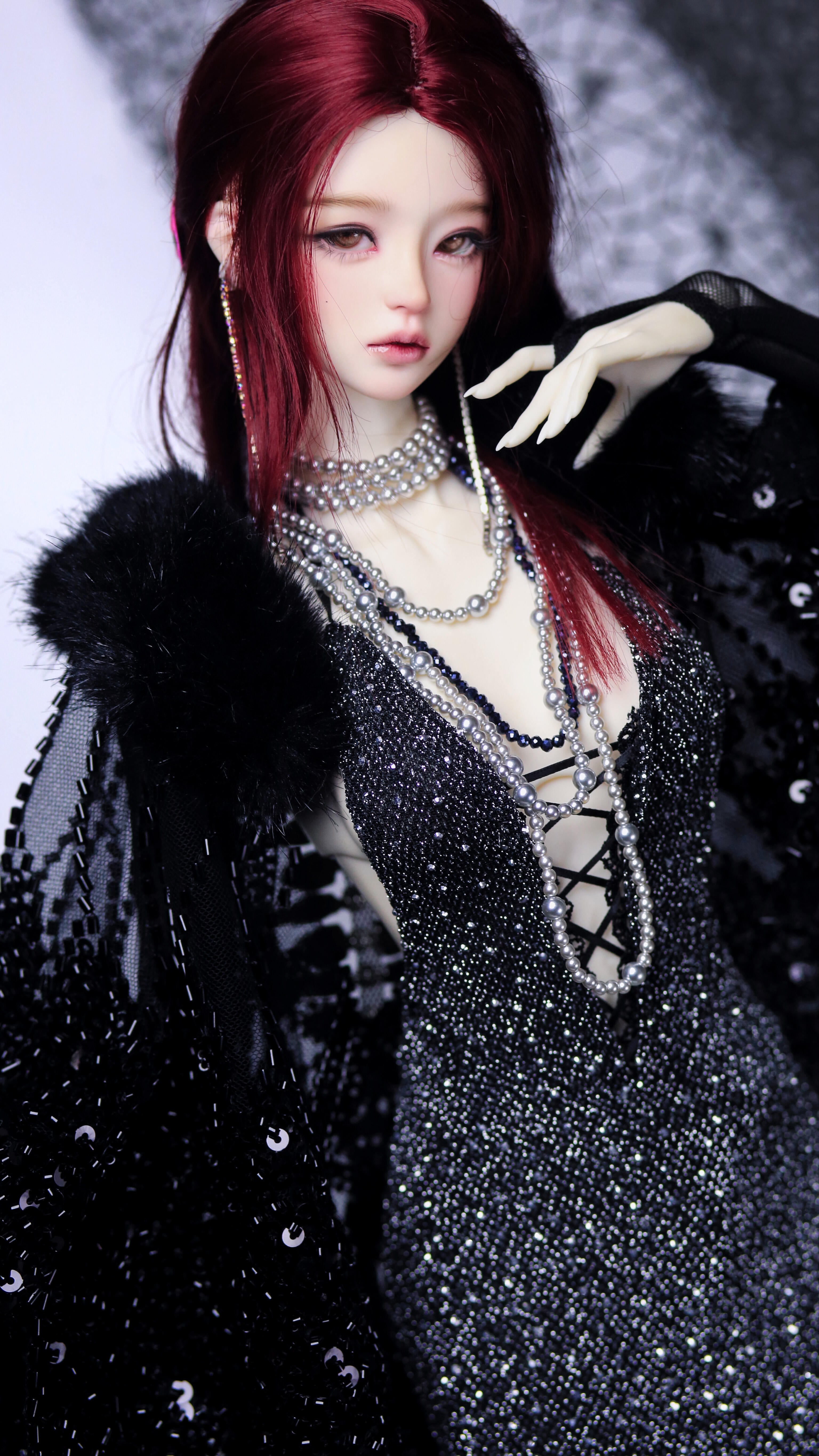 BIA 1/3 68-77cm BJD outfits Lady Scorpion-Bone Mermaid-Cut Skirt