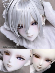 White Twenty-One 1/4 BJD Head Iris鸢尾