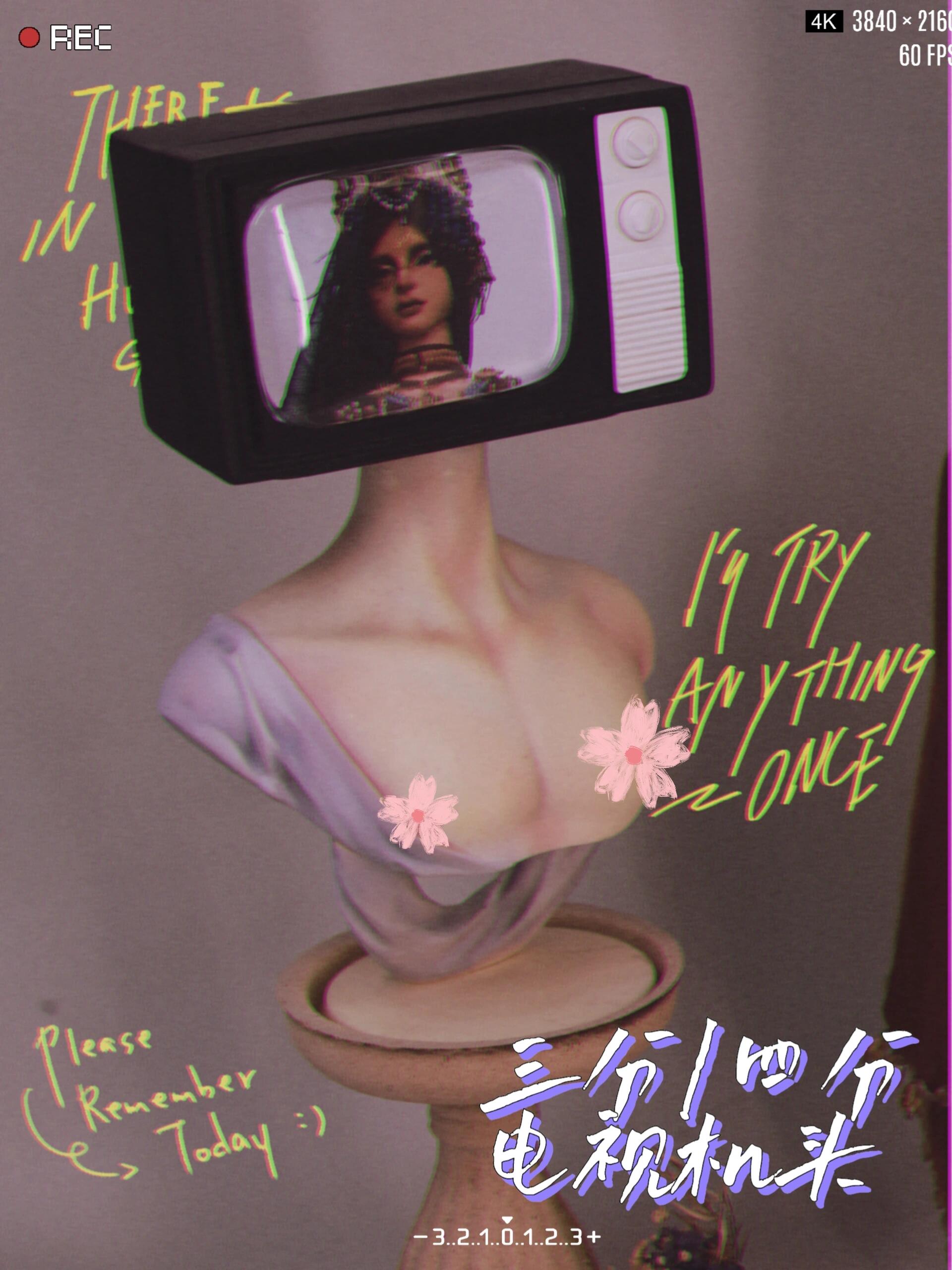 ForestDoll 1/4 1/3 BJD TV head