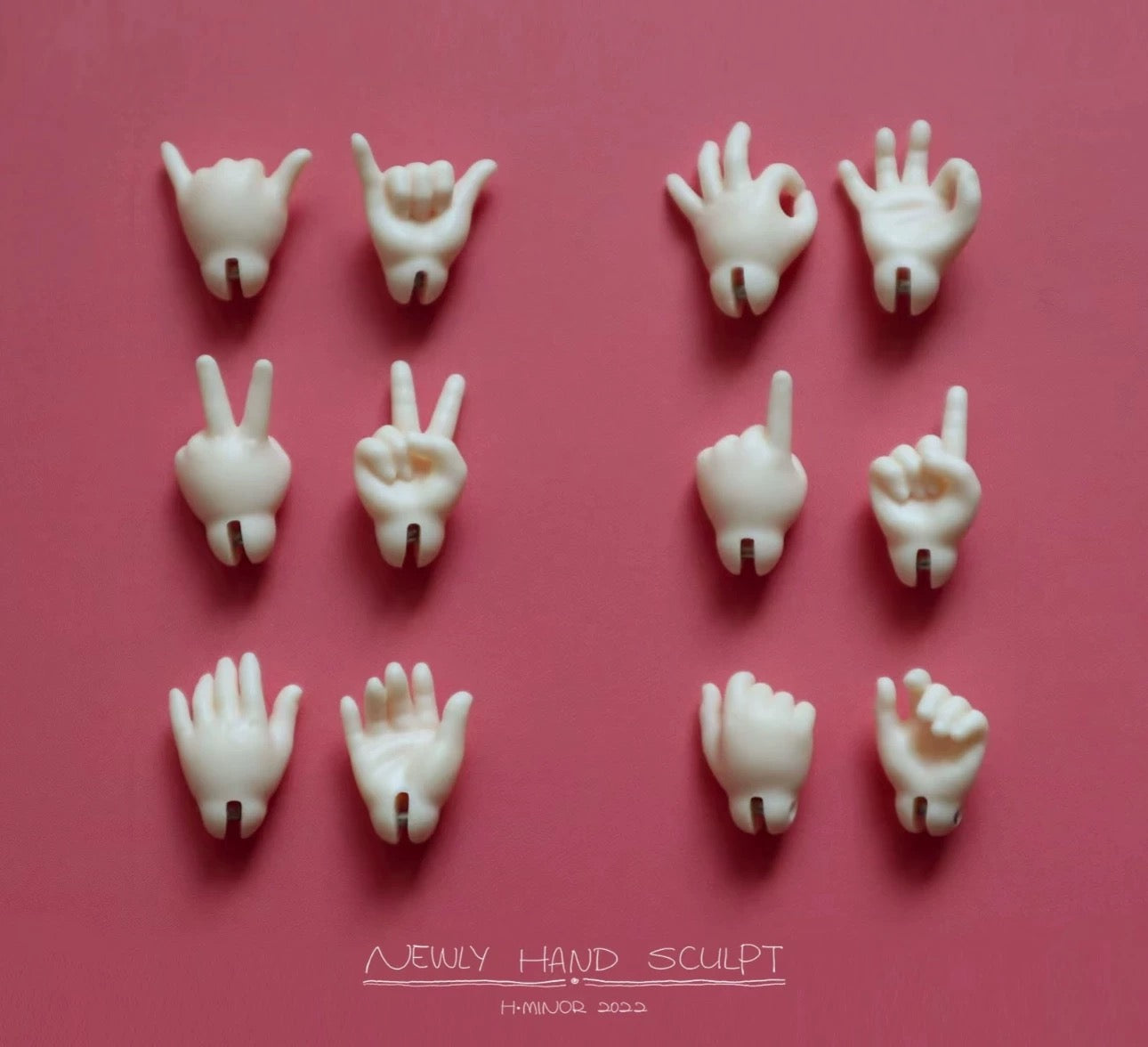 HMINORDOLL 1/6 bjd head FuFu & MiMi