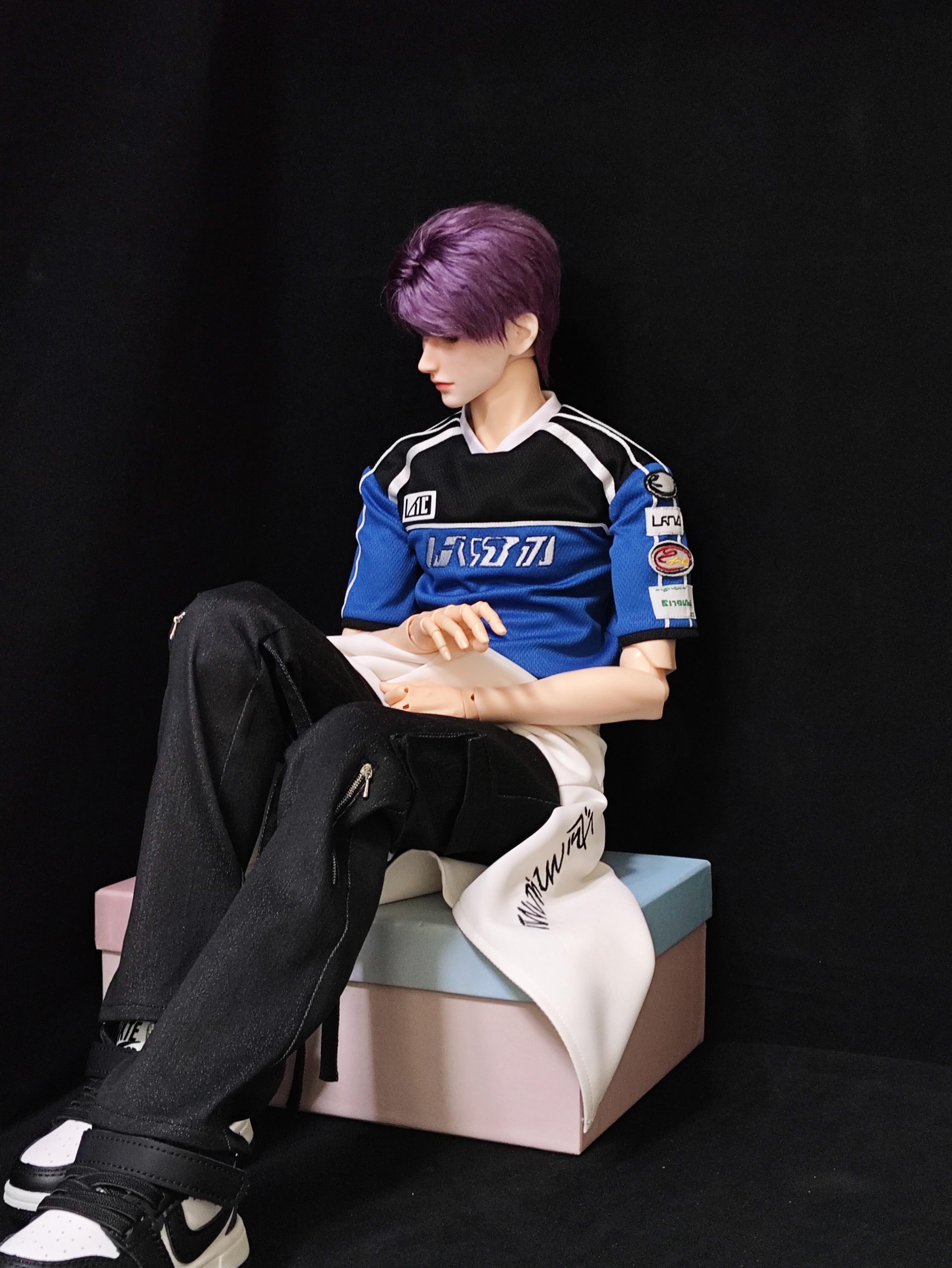 Rafayel cos 75cm Rafayel Soccer suit BJD outfit代购