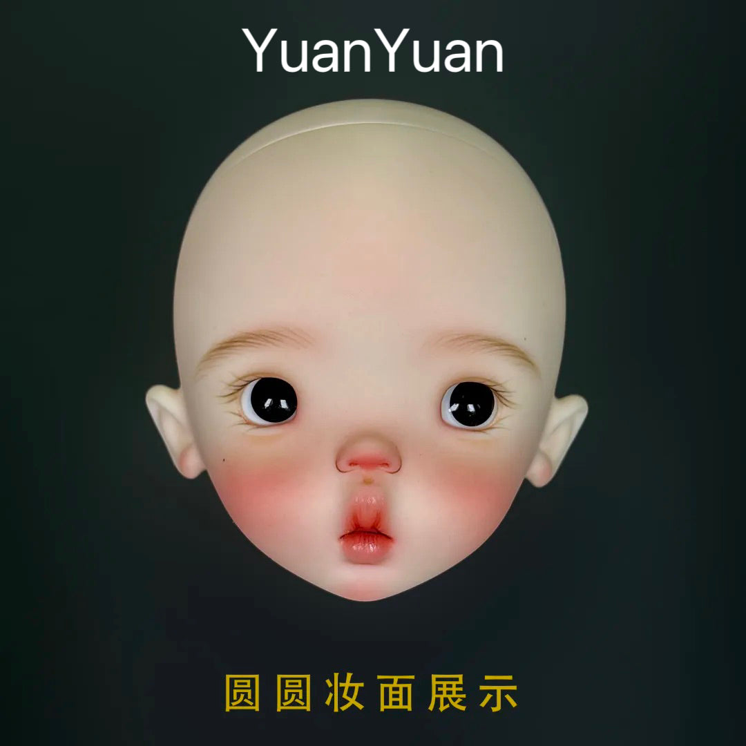 Miss Mian 1/6 BJD head YuanYuan & YaoYao