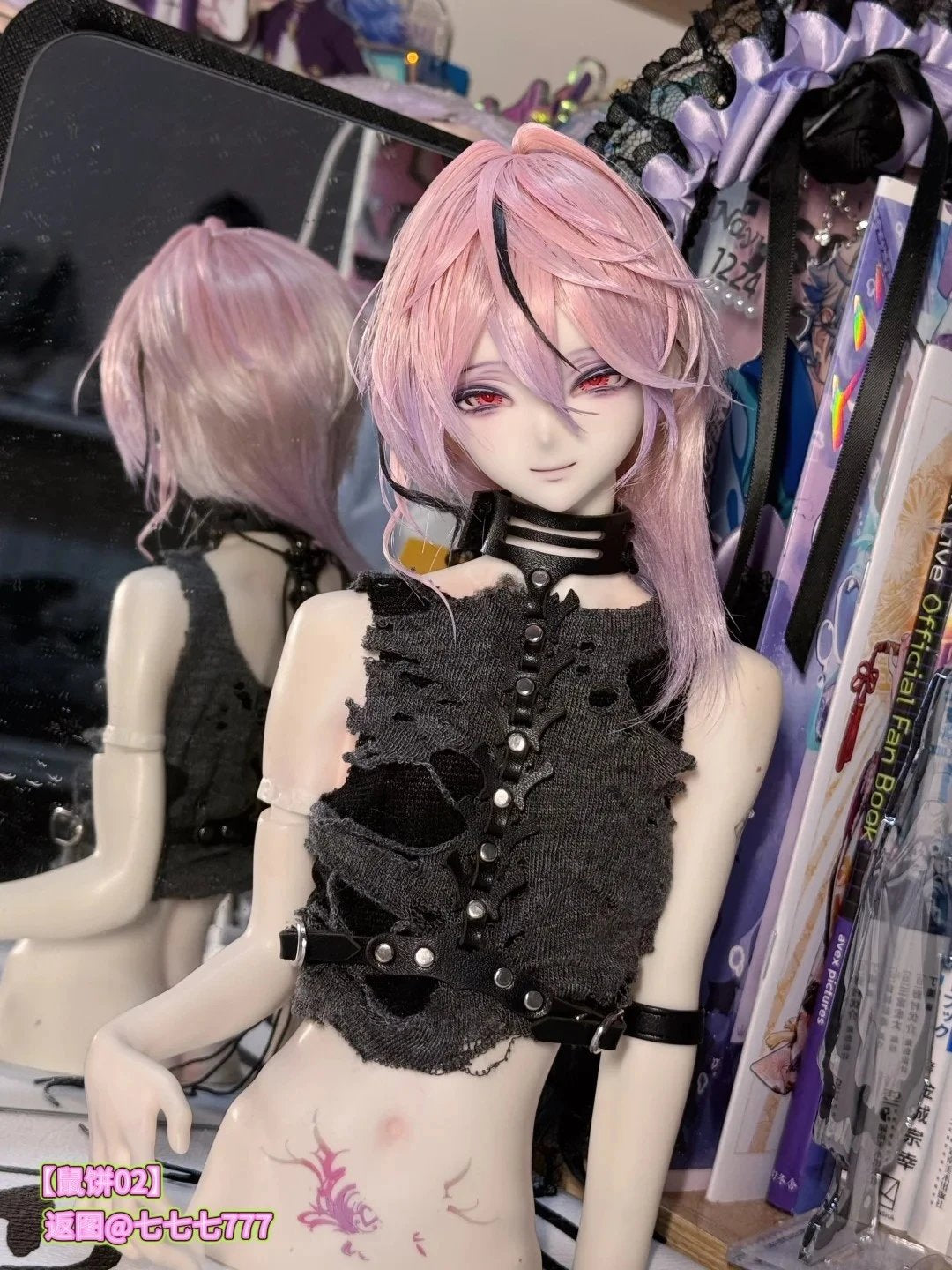 Burnt Duck 1/4 BJD Head Rat Cake 鼠饼02
